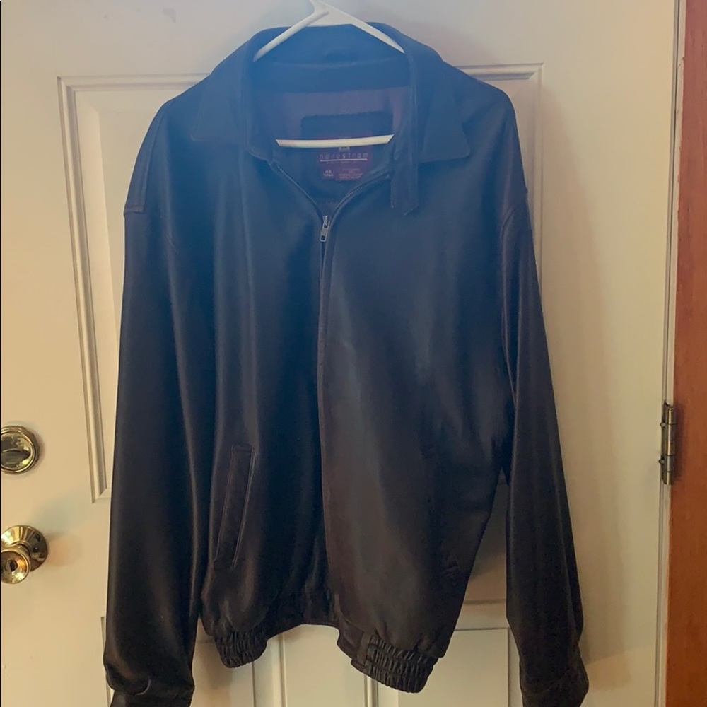 Men’s leather coat